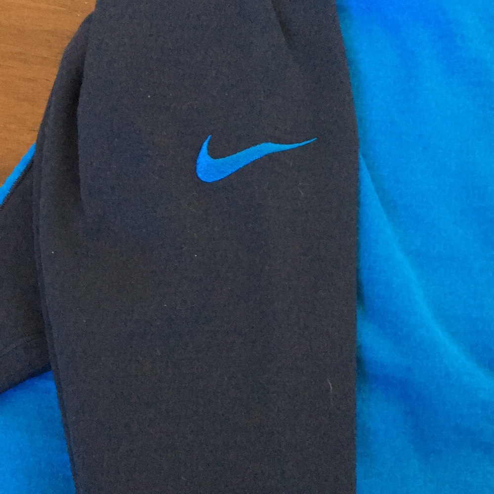 MENS XL NIKE FULL ZIP BLUE AND NAVY JACKET - Picture 5 of 6